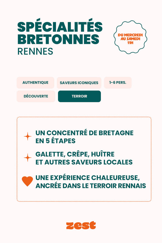 Rennes food tour autonome - Spécialités bretonnes