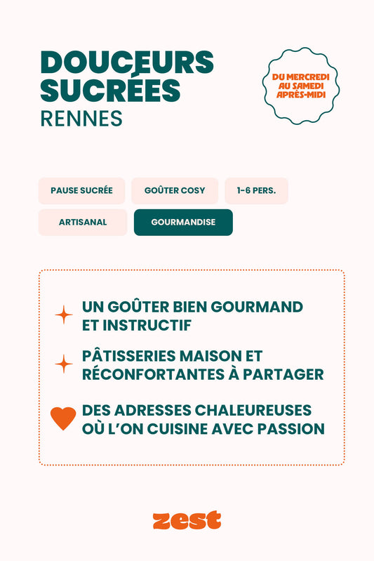 Rennes food tour autonome - Douceurs sucrées