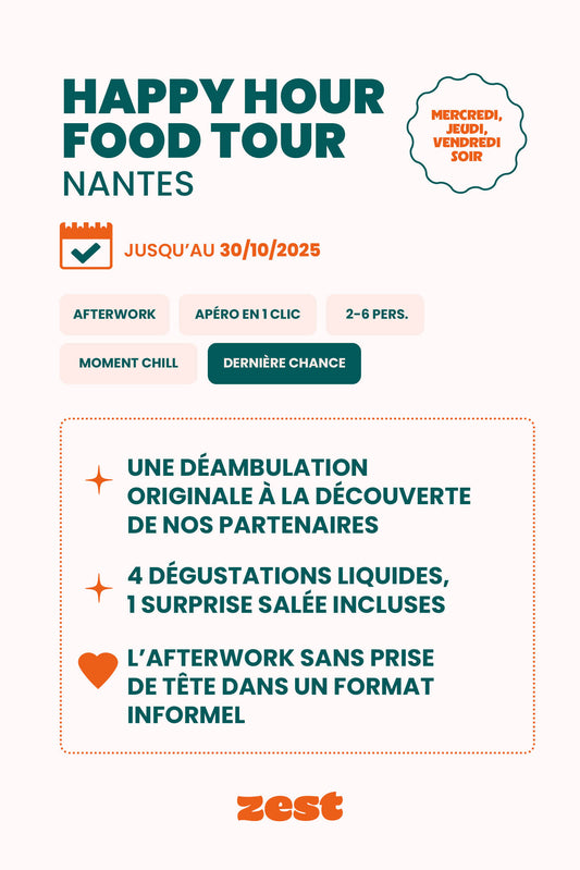Nantes food tour autonome - Happy hour tour