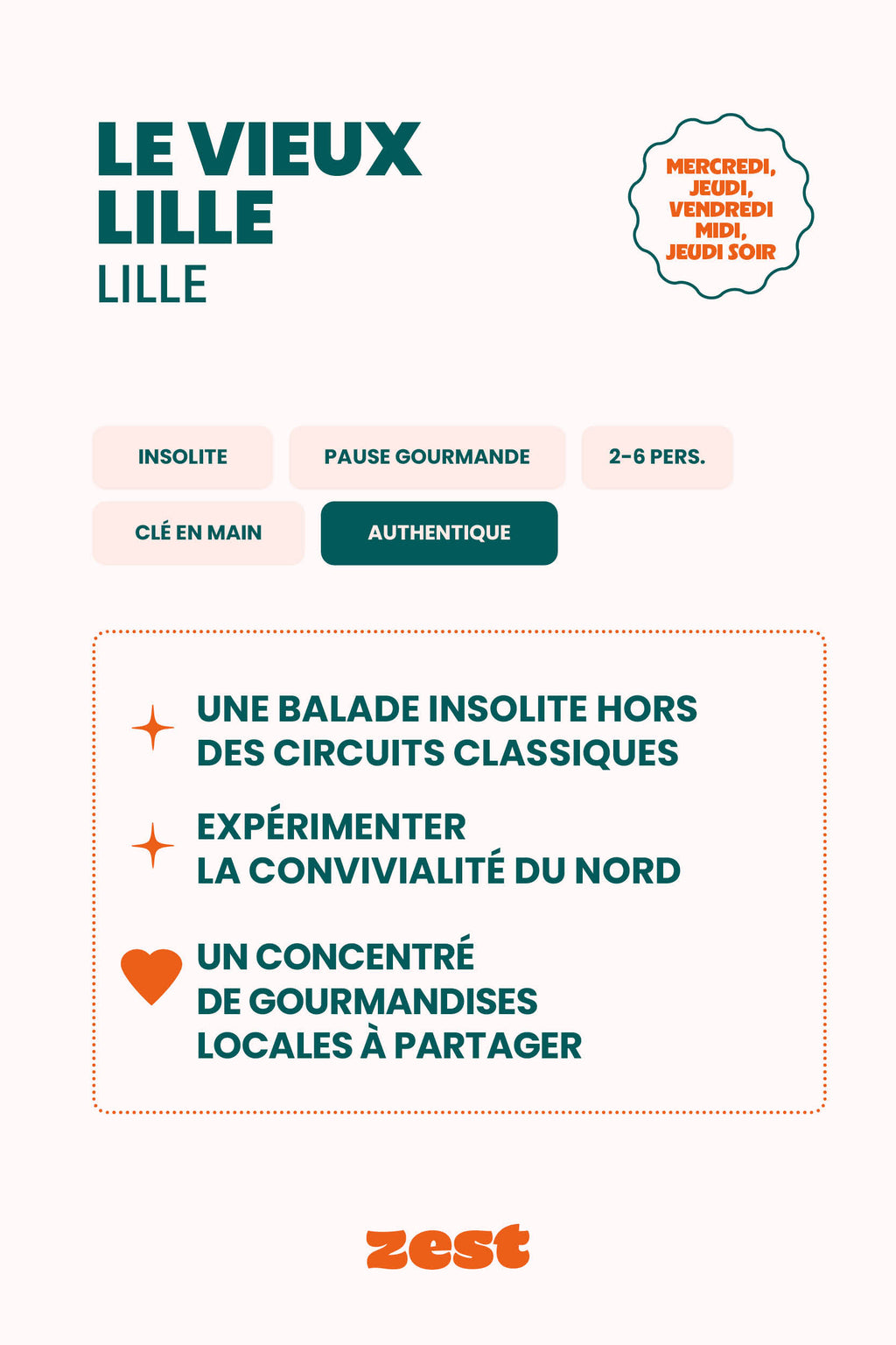 Lille food tour autonome - Vieux Lille