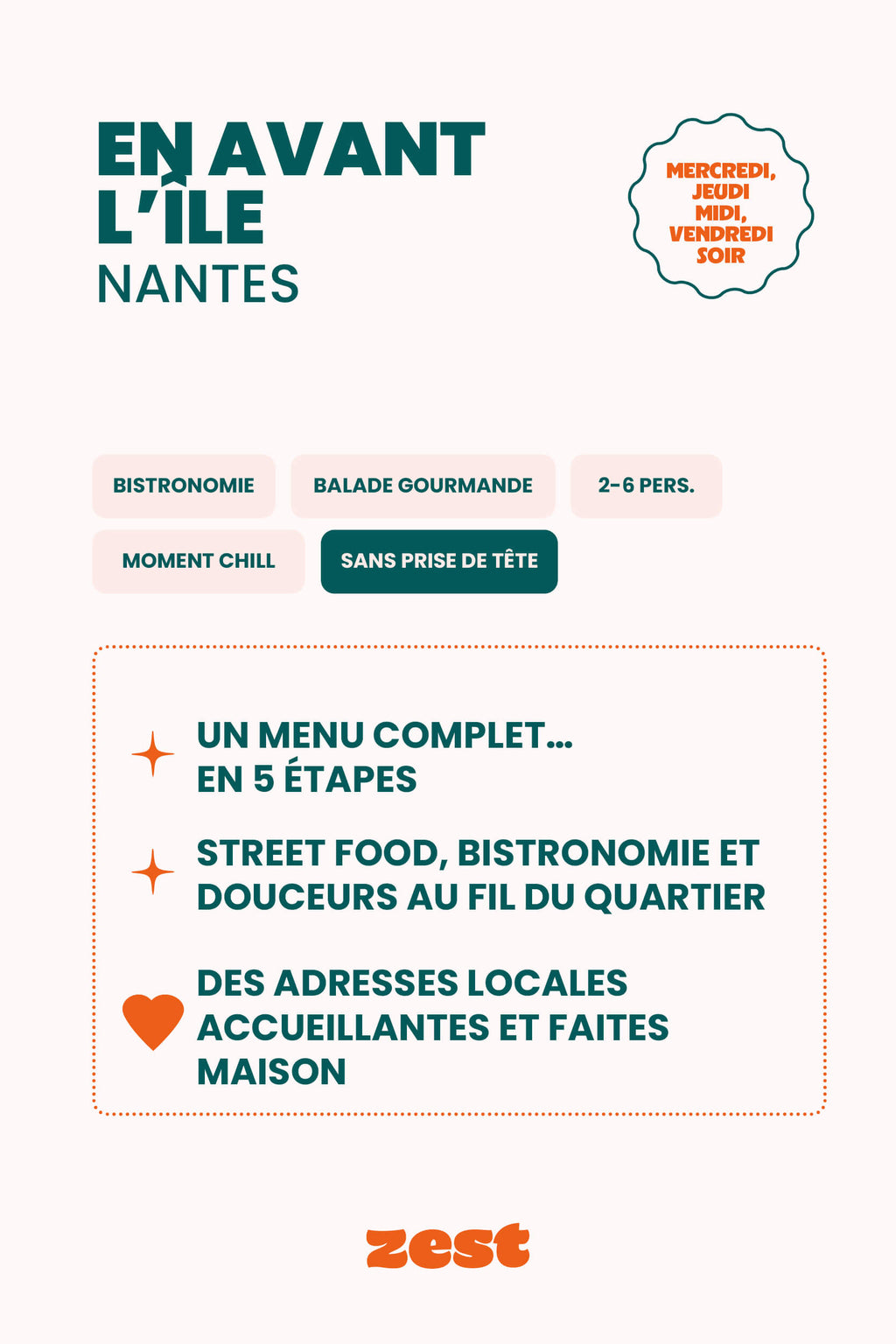 Nantes food tour autonome - île de Nantes