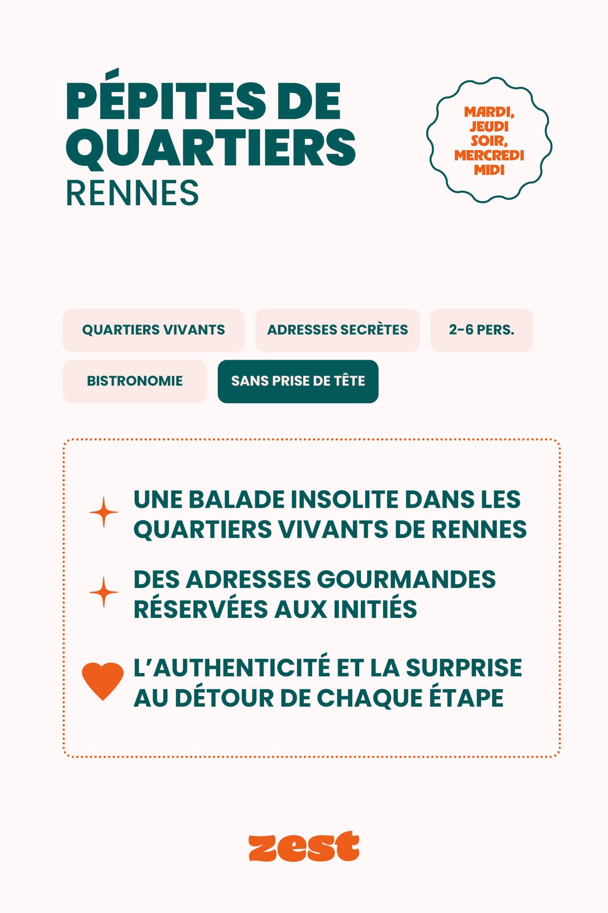 Rennes food tour autonome - Pépites de quartiers